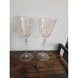 Remembrance By Home Essentials Amber Wine Glasses